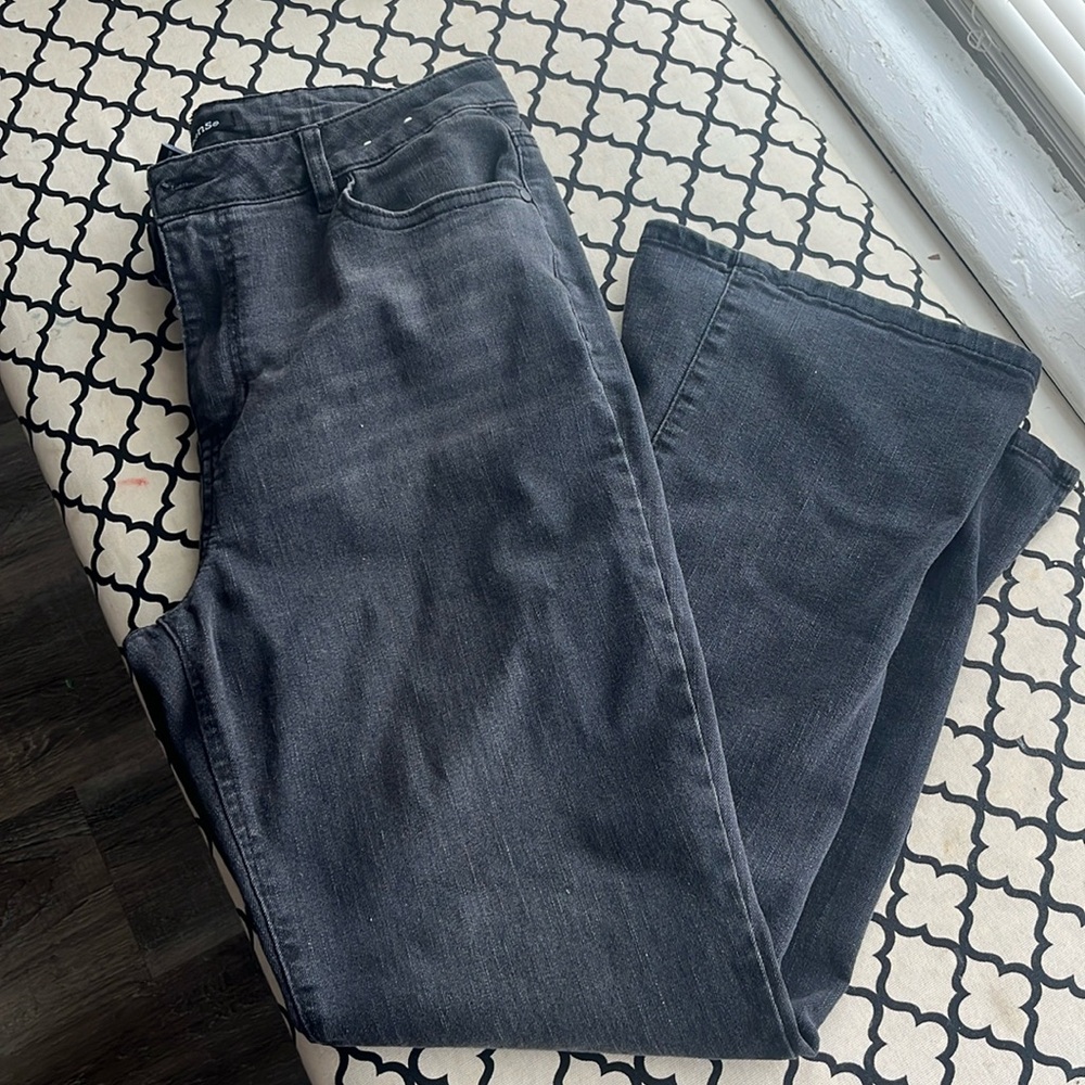 D Jeans Black crop ankle